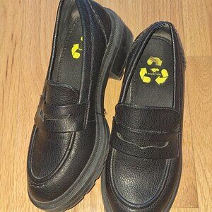 Rocket Dog Black Chunky Penny Loafers